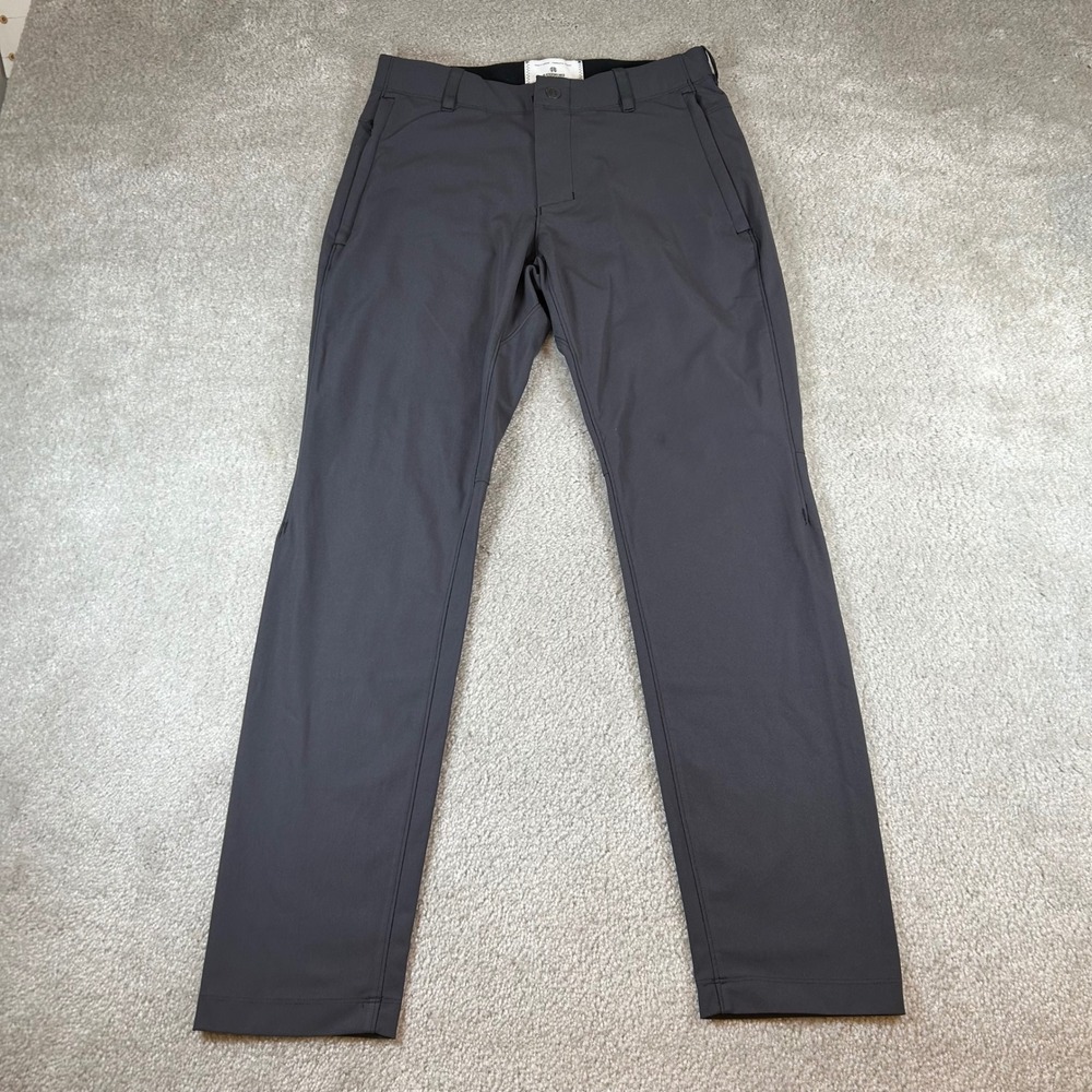 Reigning Champ Technical‎ Pants Mens 28x30 Grey Recycled Polyester Slim Trousers